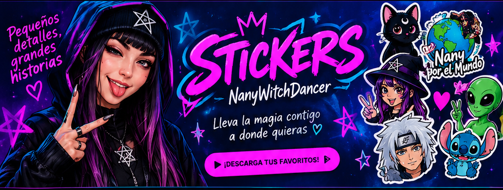 NanyWitchDancer Stickers